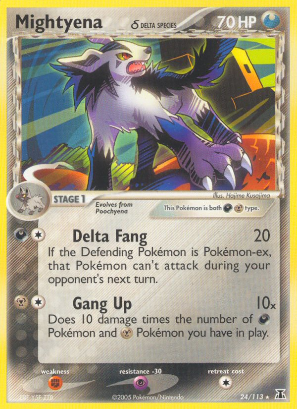 EX Delta Species Mightyena #24/113